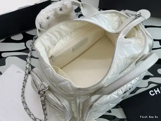First Bag Ru CHANEL coconeige BAG-34*18*16cm 0603